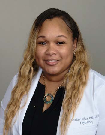 Meet Khalilah Larue, RN, CNP, founder and psychiatric nurse practitioner with LaRue Psychiatric Services LLC